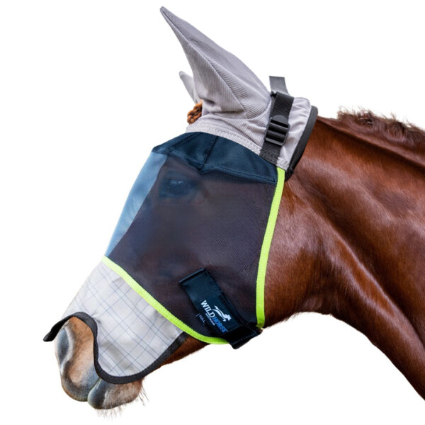 FV45 - Horse Fly Veil Ultimate UV with Ripstop Nose and Mesh Ears