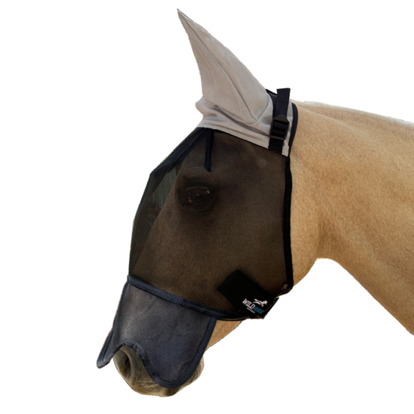 FV6 - Horse Fly Veil with Mesh Nose and Mesh Ears